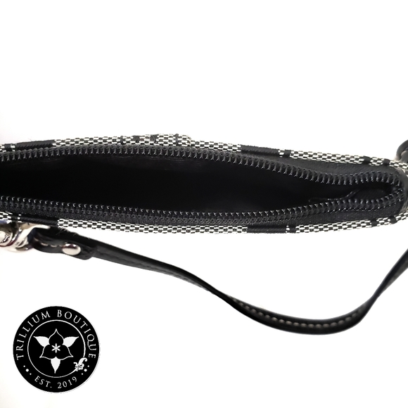 Coach Women's Zip Wristlet Black/Gray - Picture 3 of 5